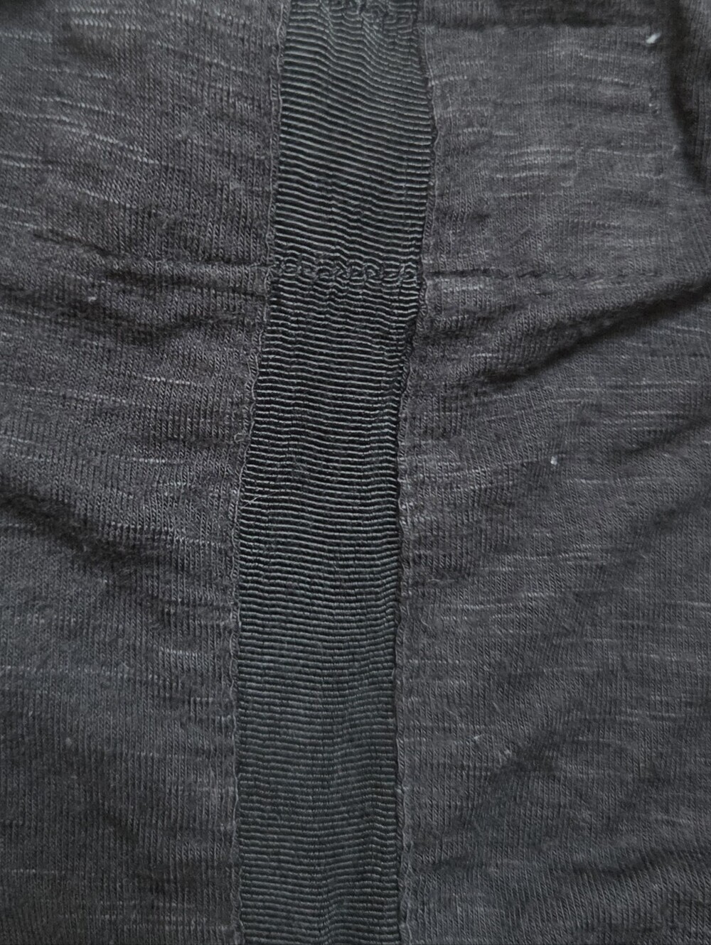 Pure + Good Black Slub Knit Pocket Tee Long Sleeve High Low Top M - Picture 6 of 6